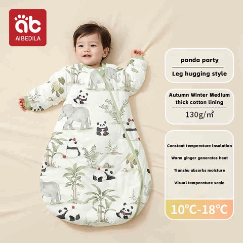 AIBEDILA Baby Sleeping Bag Cartoon Pajamas