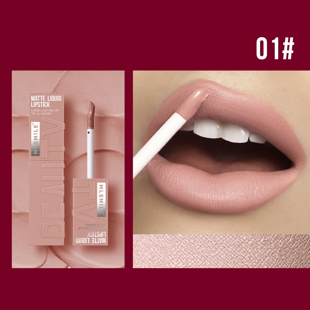 MLSMILE Velvet Satin Gloss Lip Glaze