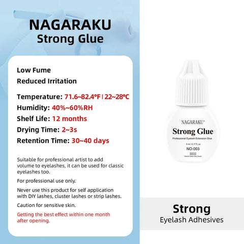NAGARAKU Differente Glue for Lashes - Low Fume Eyelash Adhesive