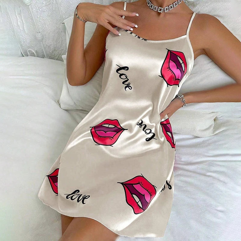 Ladies Sexy Sling Nightgown