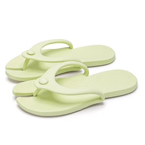 EVA Women Flip Flops - Foldable Detachable Beach Slippers