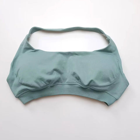 NCLAGEN Impact Sports Bra for Women - High Support Halter Top for Gym and Yoga