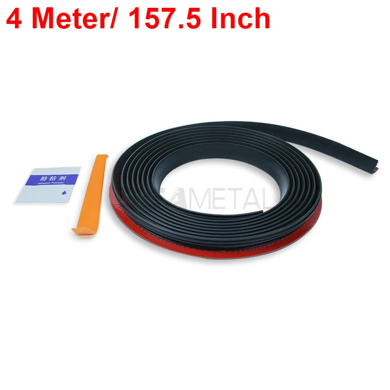 SEAMETAL Car Window Seal Strip - V Shape Rubber Protector