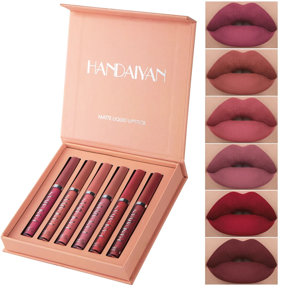 HANDAIYAN Set of 6 NonStick Cup Liquid Lipstick