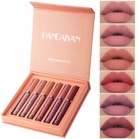 HANDAIYAN Set of 6 NonStick Cup Liquid Lipstick