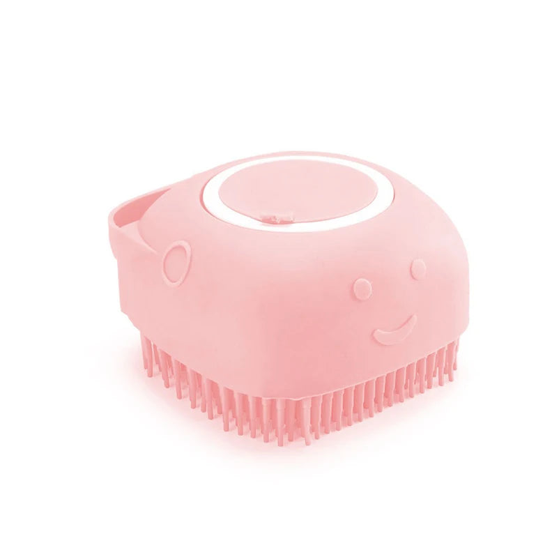 Non-Toxic Silicone Pet Bath Brush for Cats & Dogs