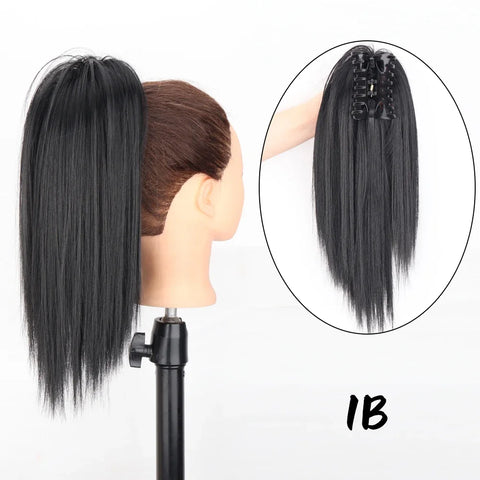 Synthetic 16Inch Claw Clip Ponytail Hair Extensions