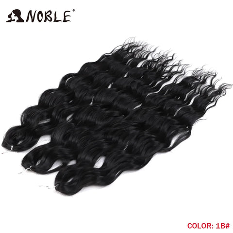 Noble Hair Water Wave Twist Crochet Hair - Ombre Blonde Pink 24 Inch