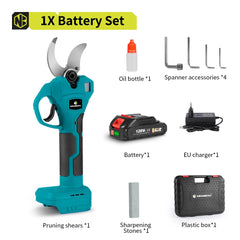 NEWBENY 2-Speed Brushless Cordless Pruning Shears – Electric Branch Cutter for Makita 18V Battery