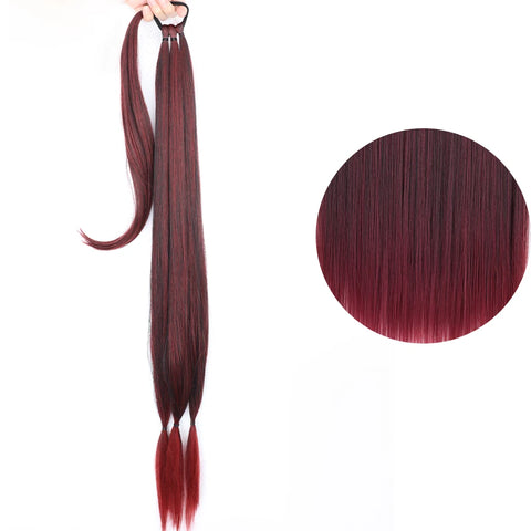 Ponytail Extensions Synthetic Boxing Braids