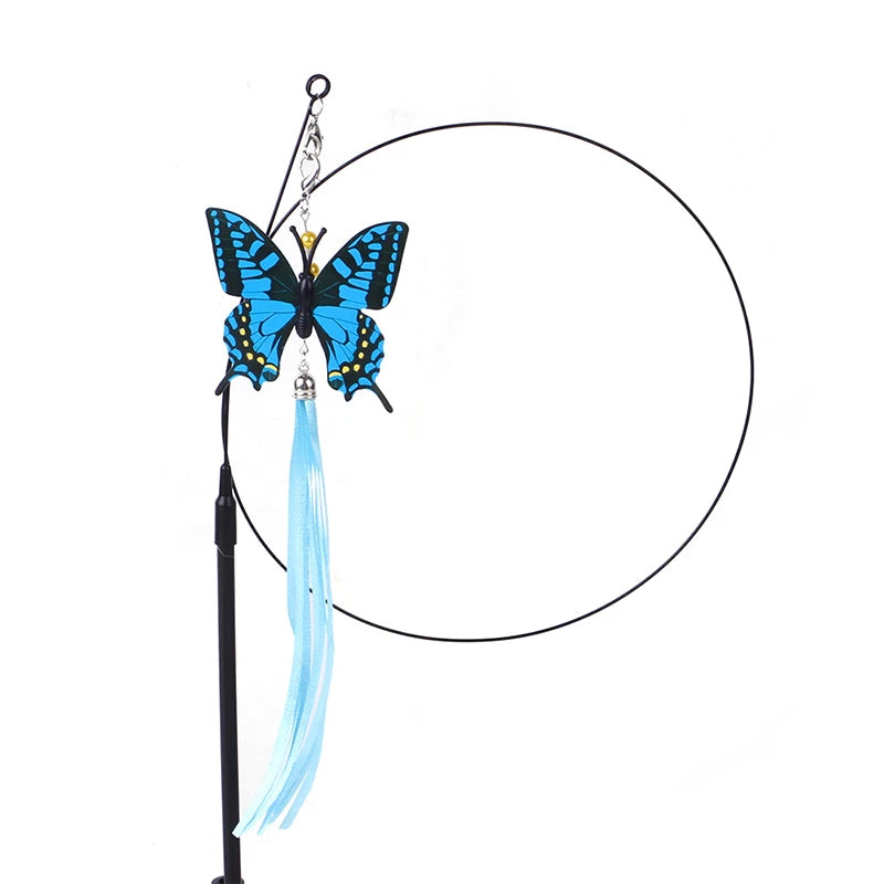 Interactive Cat Toy: Simulation Bird with Bell and Sucker Base