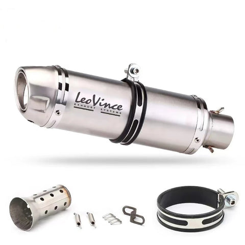 51mm Motorfiets Uitlaatdemperpijp LeoVince Escape Moto