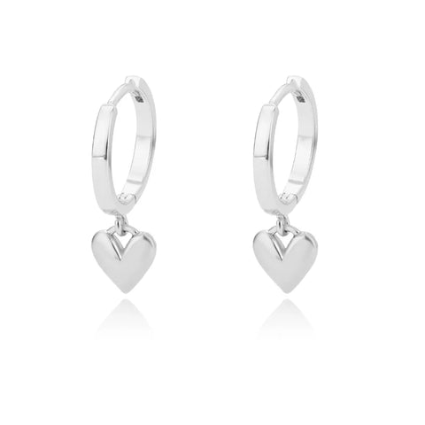 Colorful Heart Earrings for Women - Stainless Steel Enamel Metal Heart Studs | Perfect Gift for Valentine’s Day