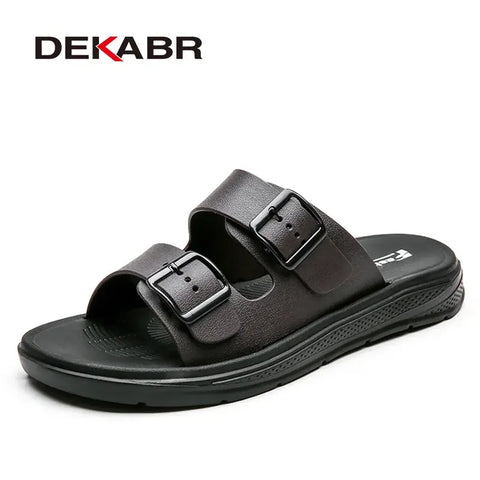 DEKABR Leichte Hausschuhe für Herren – modische Flip-Flops 