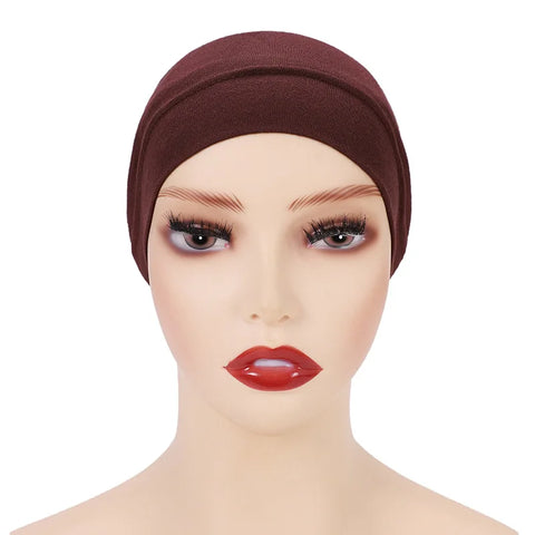 Soft Cotton Under Scarf Cap for Women - Ready-to-Wear Hijab Bonnet