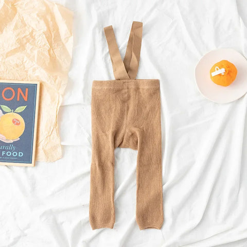 Infant Baby Suspender Leggings for Spring