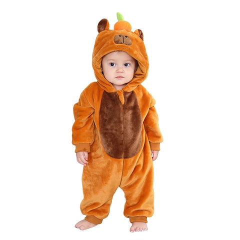 MICHLEY Carnival Capybara Baby Rompers
