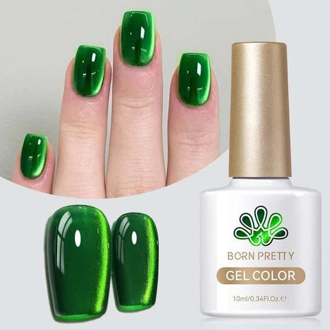 BORN PRETTY 10ml Mint Chocolate Cat Magnetic Gel Nail Polish