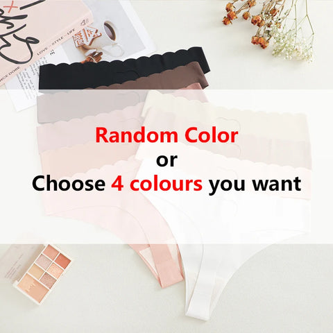 FINETOO 4pcs Women's Seamless Panties