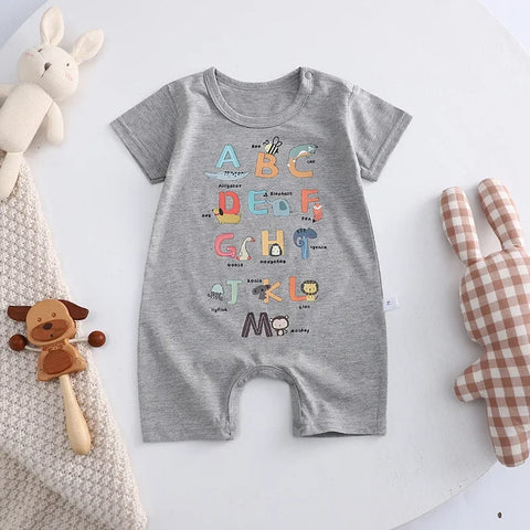 Cotton Summer Romper for Newborns