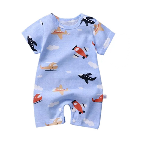 Cotton Summer Romper for Newborns