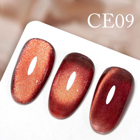 CANNI Long Wear No-Wipe Topcoat & Crystal Magnetic Cat Eye Gel