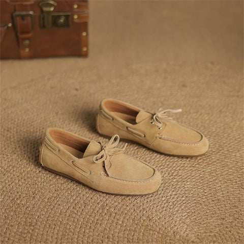 FEDONAS 2025 Women's Suede Leather Loafers