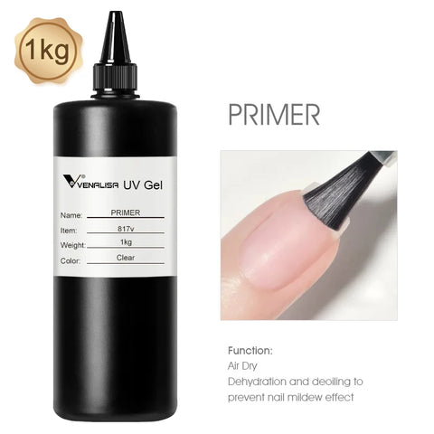 #809 Super Quality 1KG No Wipe Top Coat Primer Base Coat UV Gel