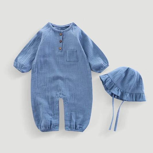 Baby Muslin Jumpsuit for Infants
