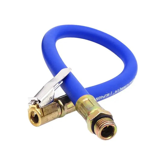 Portable Tire Inflator Hose - Essential Rubber Air Compressor Pipe for Cars and Motorbikes