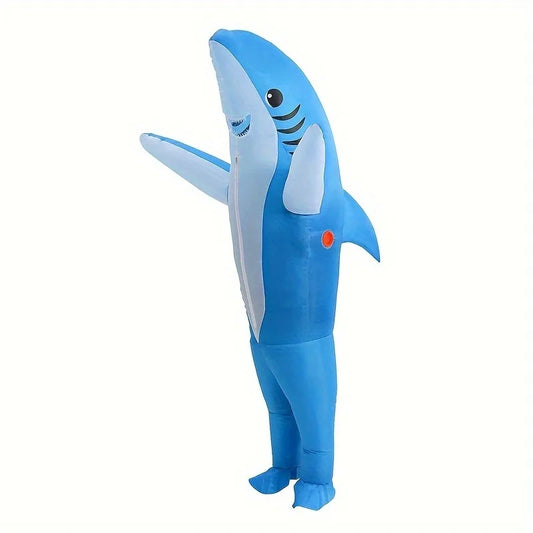 Cute Unique Standing Shark Inflatable Costume