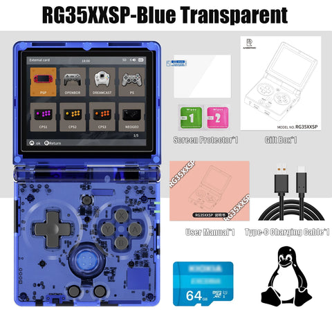ANBERNIC RG35XXSP Flip Handheld Game Console