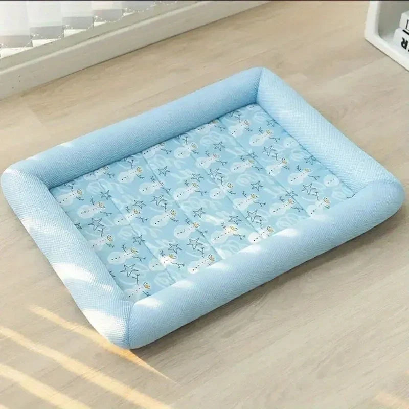 Cooling Puppy Bed - Perfect Summer Accessory for Small to Large Dogs and Fluffy Cats