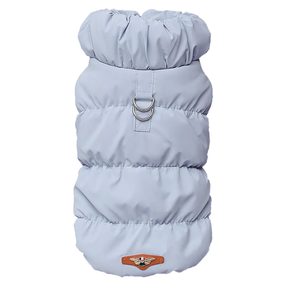 Soft Warm Dog Clothes for Winter - Padded Puppy and Cat Jacket for Small to Medium Breeds
