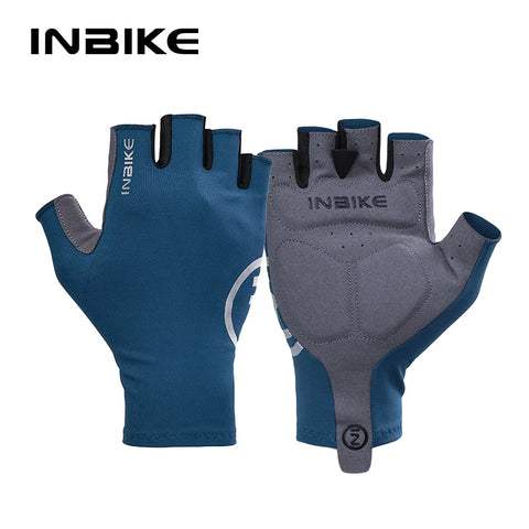 INBIKE Zomer MTB Fiets Handschoenen voor Heren - Halfvinger Gel Gevoerde Fiets Handschoenen