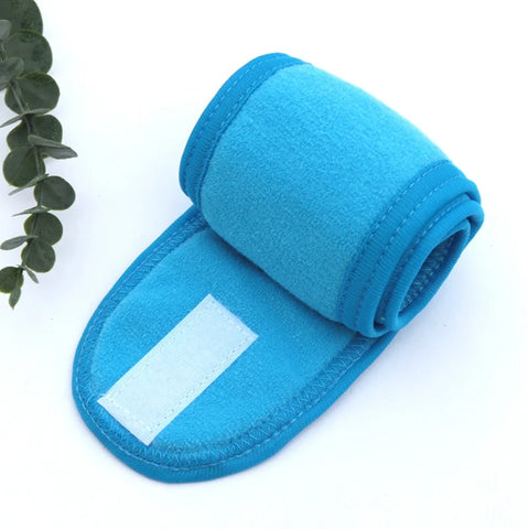 Adjustable Women’s Spa Facial Yoga Headband – Soft Toweling Hair Makeup Accessory