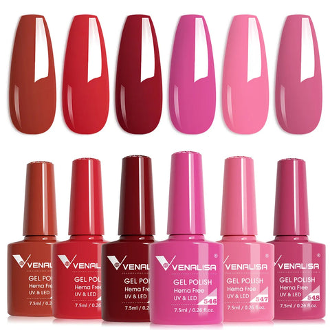 Venalisa HEMA GRATIS Nagelgellak Glitter - French Nail Jelly Pink Nude Collectie