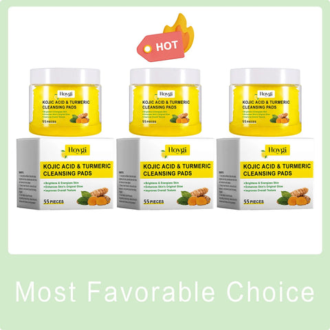 Turmeric Cleansing Pads for Smooth Skin