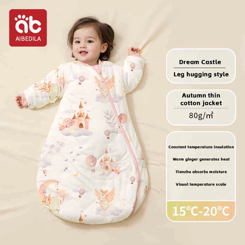 AIBEDILA Baby Sleeping Bag Cartoon Pajamas