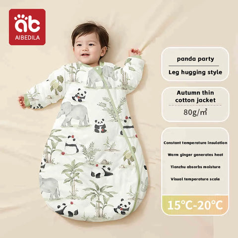 AIBEDILA Baby Sleeping Bag Cartoon Pajamas