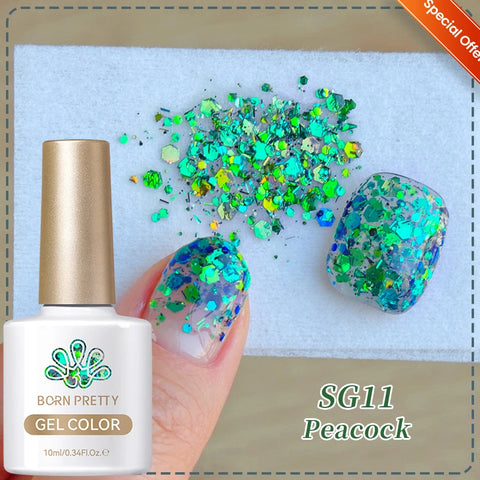 BORN PRETTY 10ml Mint Chocolate Cat Magnetic Gel Nail Polish