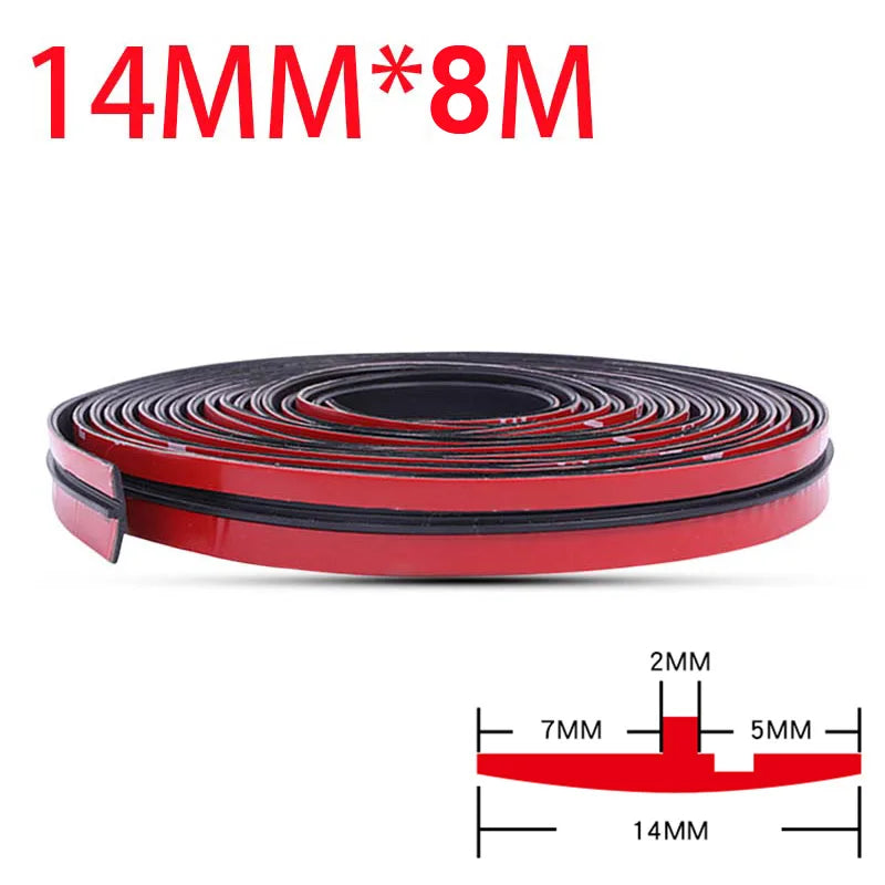 Car Windshield Seal Rubber Strip - Noiseproof & Waterproof