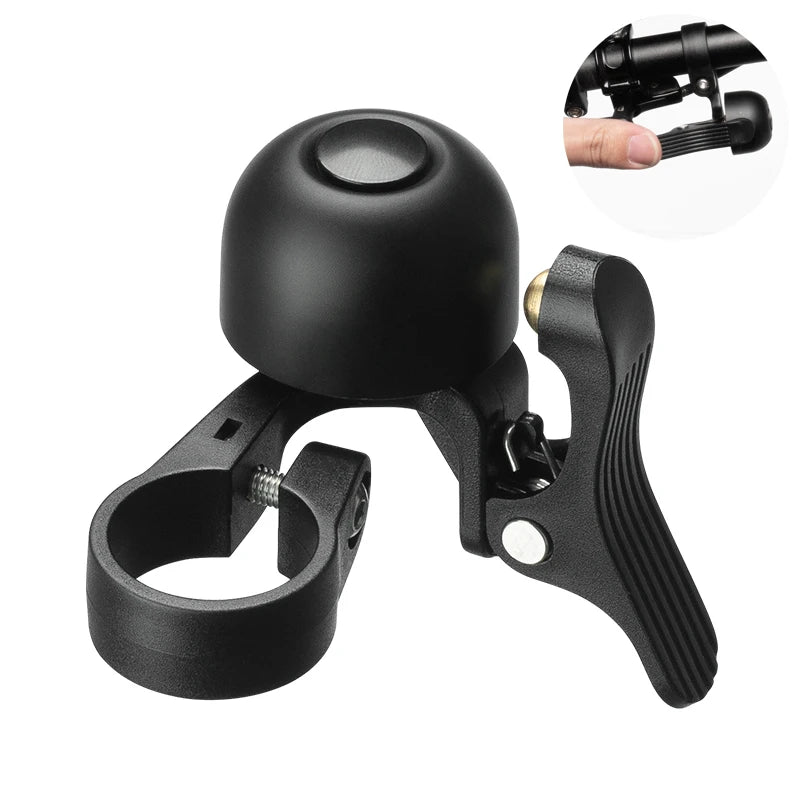 ROCKBROS Bike Bell Horn - Alloy Handlebar Cycling Safety Alarm for MTB and Road Bikes