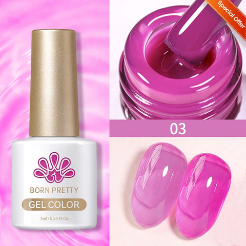 BORN PRETTY 10ml Snow Glitter Gel Nail Polish