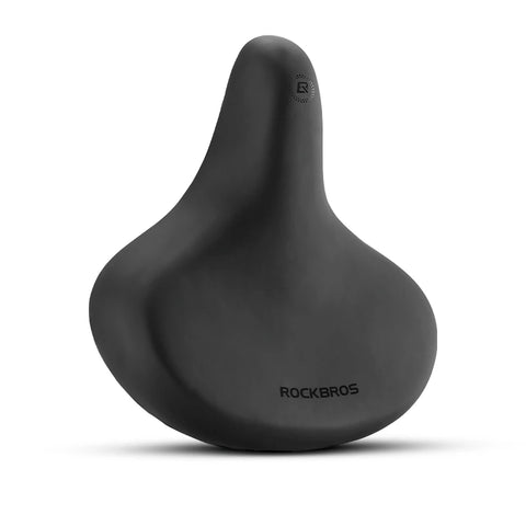 ROCKBROS Bicycle Saddle - Comfortable PVC Leather Bike Seat with Shock Absorption