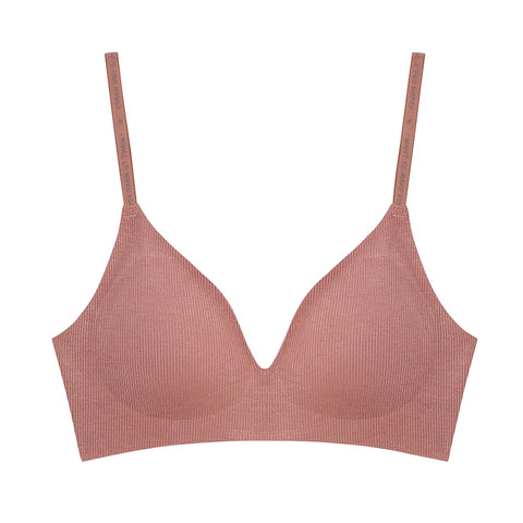 FINETOO Dames Draadloze Diepe V Gewatteerde Bralette