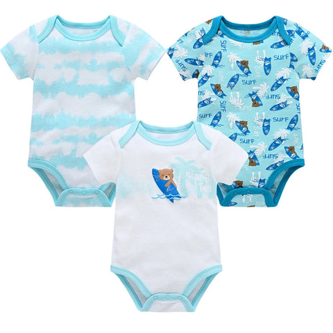 Kavkas Baby Girls Summer Bodysuits - 6 pcs