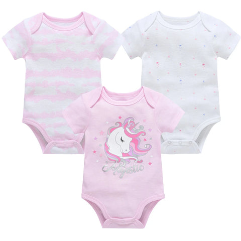 Kavkas Baby Girls Summer Bodysuits - 6 pcs