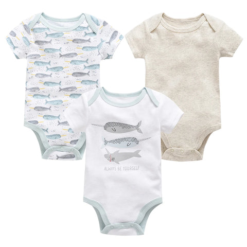 Kavkas Baby Girls Summer Bodysuits - 6 pcs