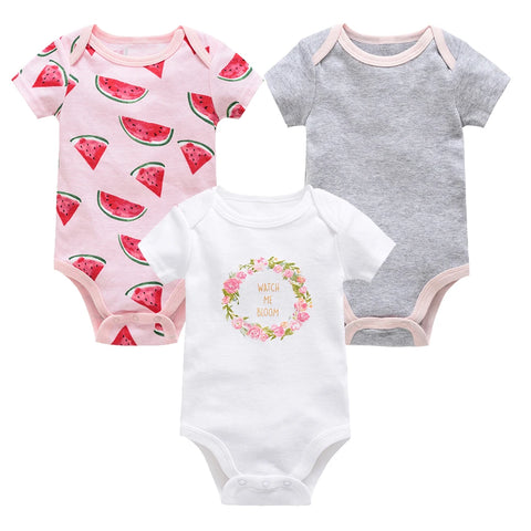 Kavkas Baby Girls Summer Bodysuits - 6 pcs